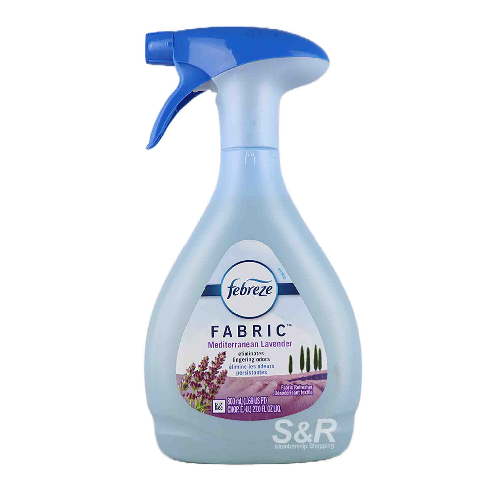 Febreze Mediterranean Lavender Fabric Refresher 800mL